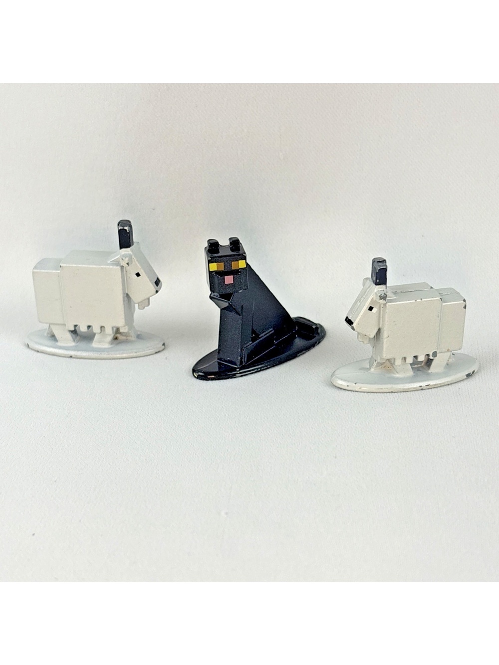 Minecraft Nano Metalfigs Diecast Mini Figure Lot Cat Goats
